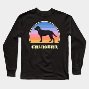 Goldador Vintage Sunset Dog Long Sleeve T-Shirt